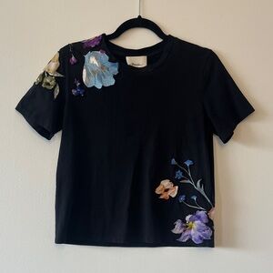 Phillip Lim Floral Appliqué Tee